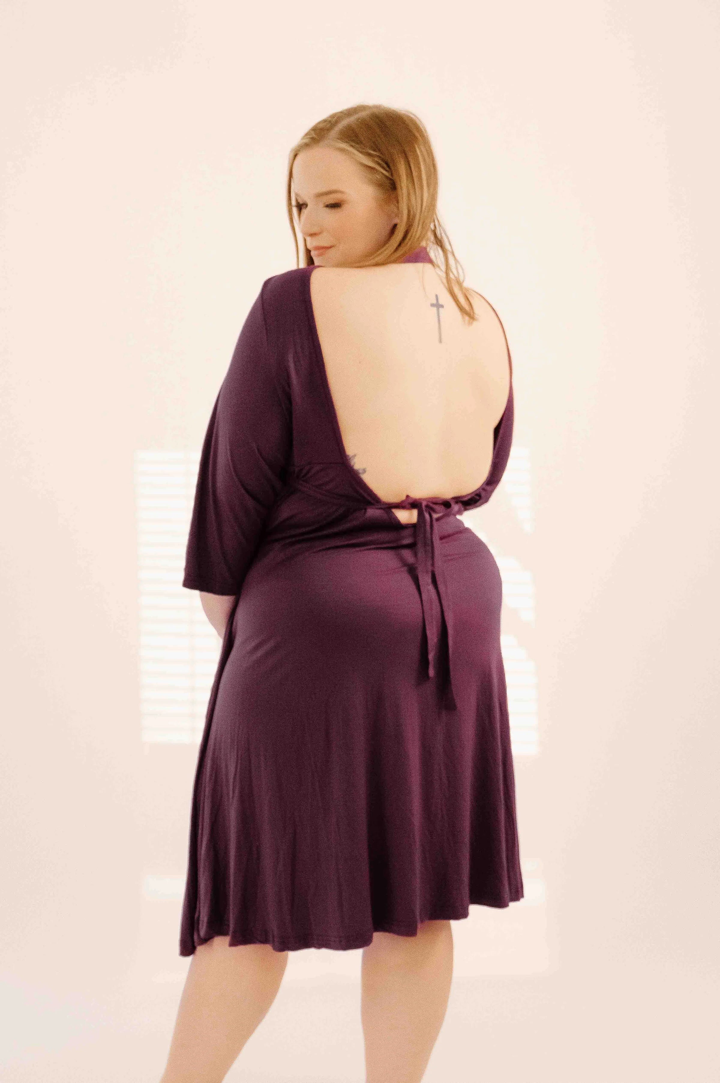 maternity dressing gown for hospital Universal Labor & Delivery | Lilac Bloom - XL/XXL Matching baby wrap and headband 5 Reasons to Buy a