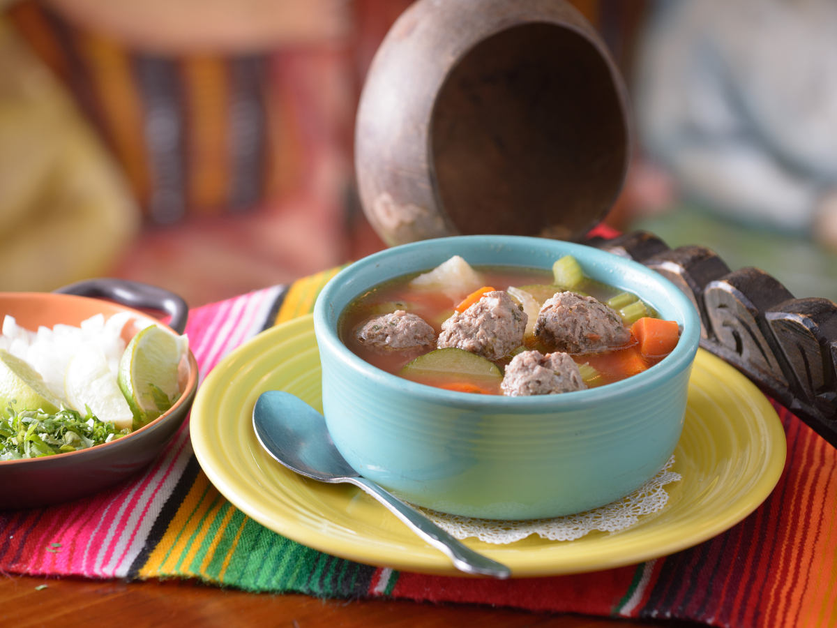 authentic mexican soup meatball