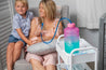 EasyJug Breastfeeding Water Bottle on Nursery Cart